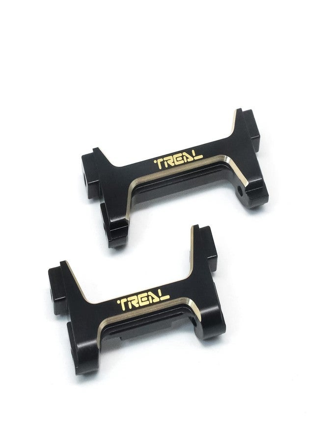 TREAL Brass Front and Rear Bumper Mounts Set (F&R) Heavy Weight Upgrades Compatible with 1/18 TR4M - Image 1